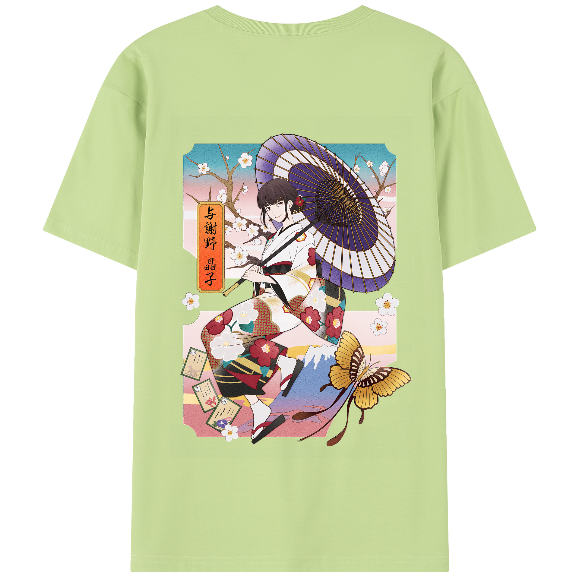 （画像用） 文豪ストレイドッグス Bungo Stray Dogs 綿100％半袖Tシャツ（背面プリント）